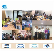 2018年5月湖南光联光电科技有限公司国际部缅甸拜访客户